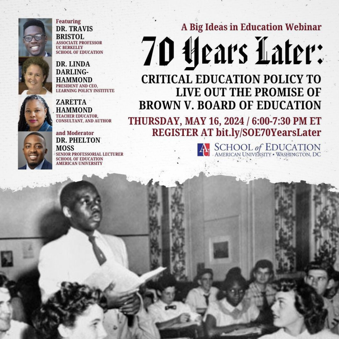 Critical Education Policy to Live-Out the Promise of Brown v. Board of Education